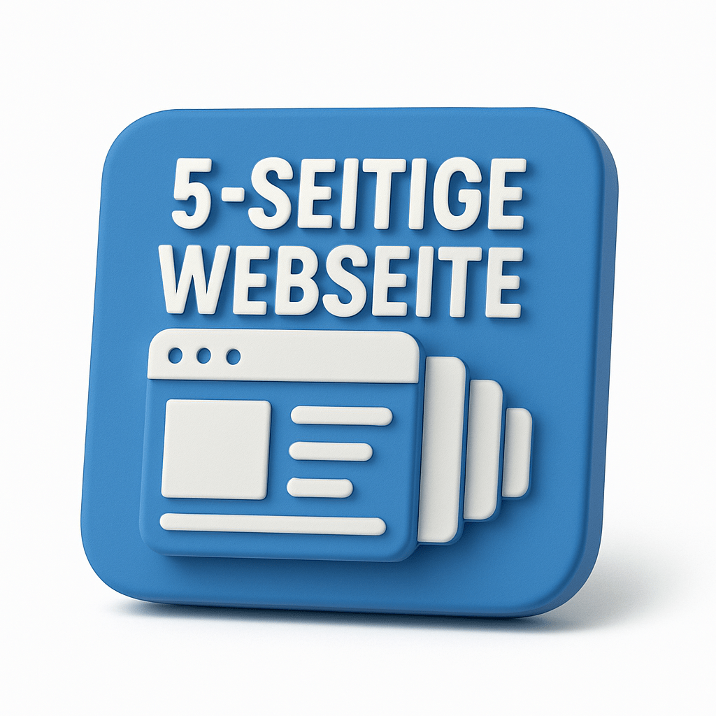 5-seitige Webseite